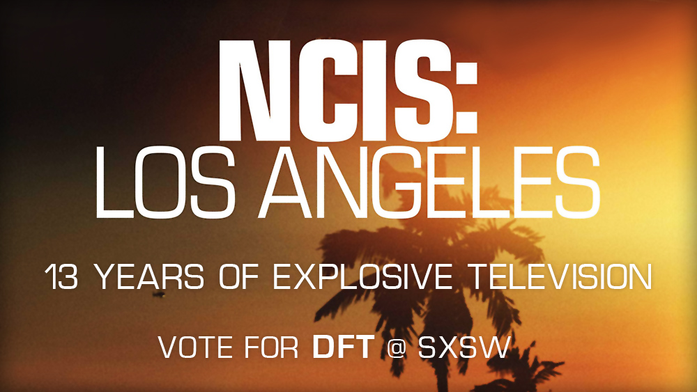 NCIS: Los Angeles title card for SXSW voting.